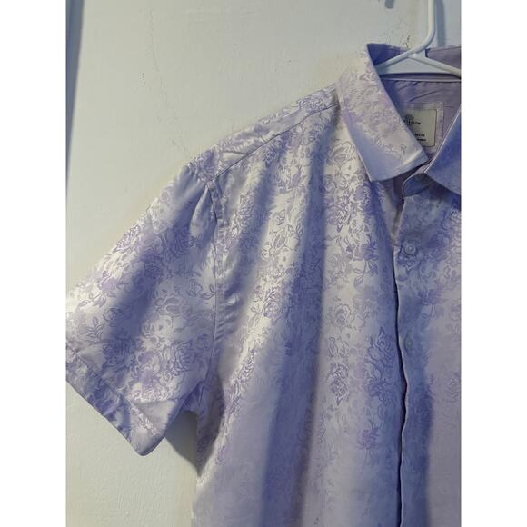 NWT Craft + Flow Lavender floral L Easter holiday resort vacation lightweight - Picture 1 of 8